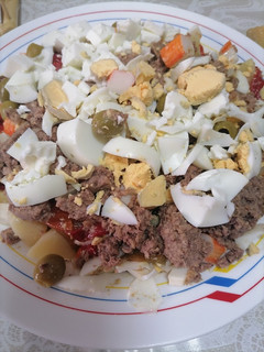 Una foto de Ensalada campera de patata (Thermomix)