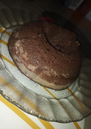 Una foto de Flan de chocolate keto