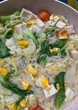 Foto resep 20. Misua Rebus Kuah