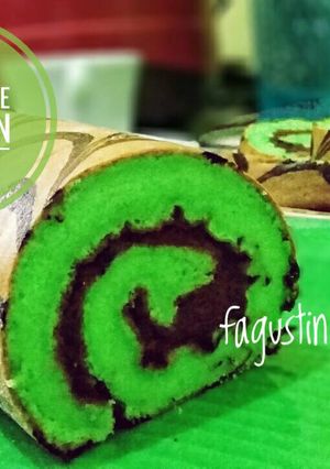 Foto resep Bolu Gulung Pandan Ekonomis