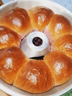 Foto resep Roti Sobek Ubi Ungu