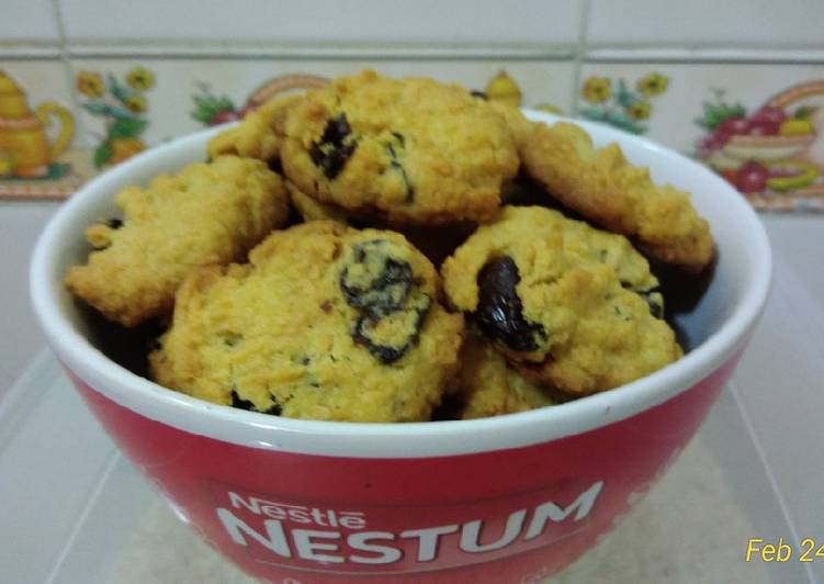 Nestum Raisin Cookies