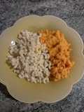 Oeuf brouillé au potimarron