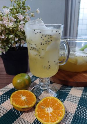 Foto resep Es Kelapa Jeruk