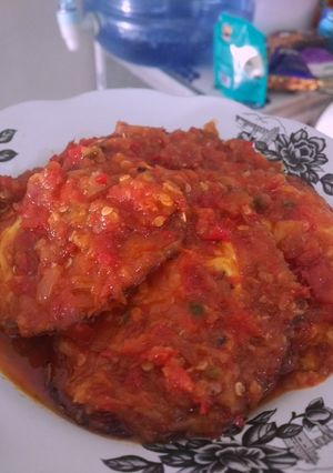 Foto resep Sambel telor ceplok