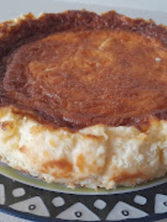 Una foto de Tarta de queso de La Viña