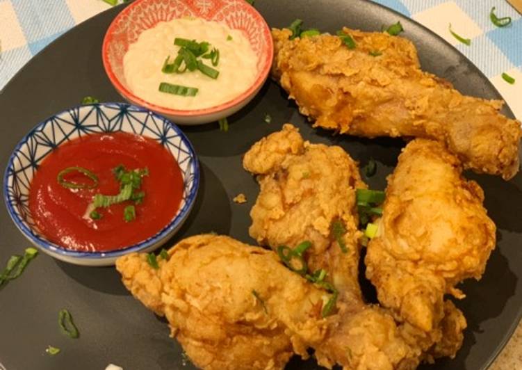 Recipe of Perfect Crispy fried chicken 😋