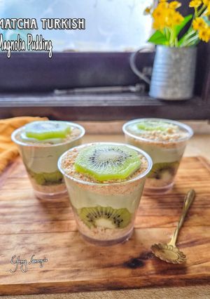 Foto resep Matcha Turkish Magnolia Pudding