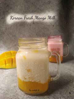 Foto resep Korean Fresh Mango Milk