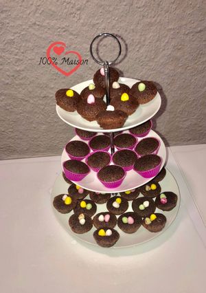 Une photo de Nid moelleux au chocolat