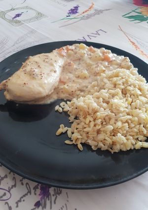 Une photo de Poulet à la moutarde