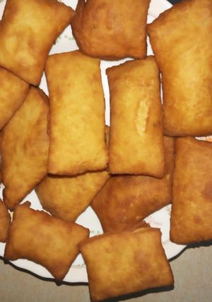 A picture of Home made mandazi#authors marathon.