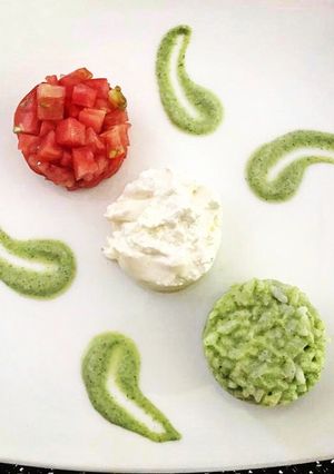 A picture of Caprese Salad, My Way.
