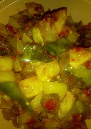 Foto resep Sambel goreng kentang