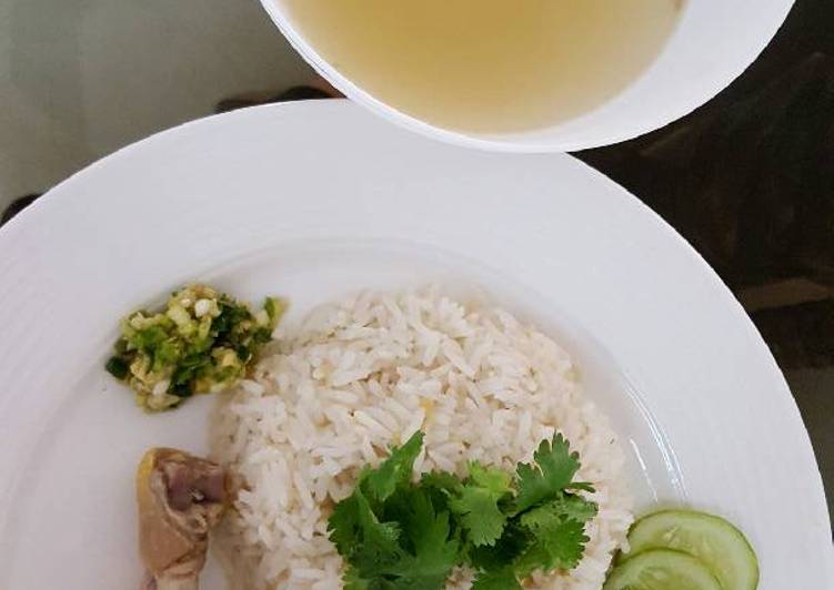 Hainanese Chicken Rice 海南鸡饭 #chinesecooking