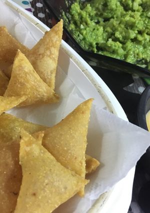 Una foto de Nachos caseros