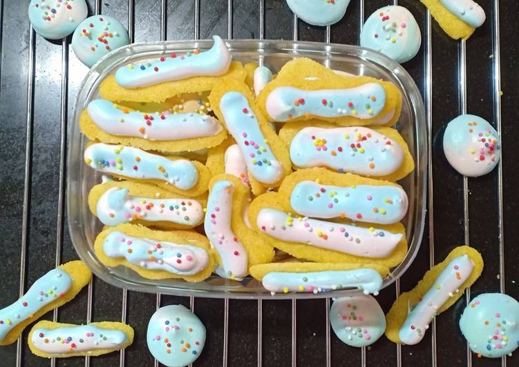 Resep Lidah Kucing Topping Meringue, Lezat Sekali