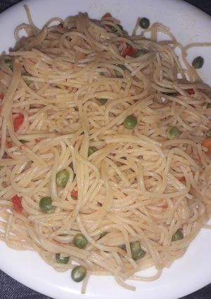A picture of Vegetable spaghetti.