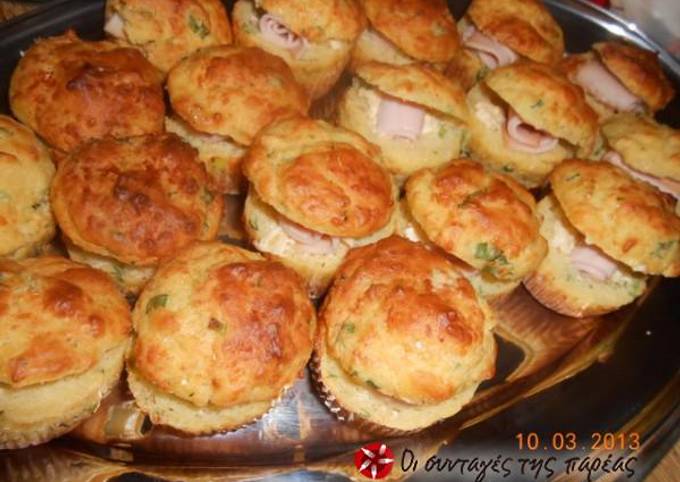 κύρια φωτογραφία συνταγής Γεμιστές μπουκιές muffins