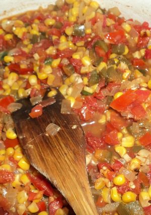 A picture of Country-Style Mexican Corn and Nopales.