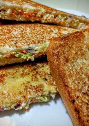 A picture of Veg sandwich.
