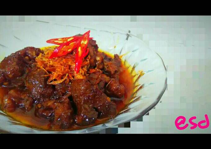 Semur daging sederhana