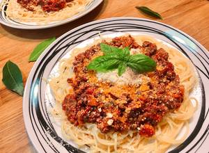 Hình của món Mì Ý (Spaghetti) Sốt Bò Bằm Bolognese.