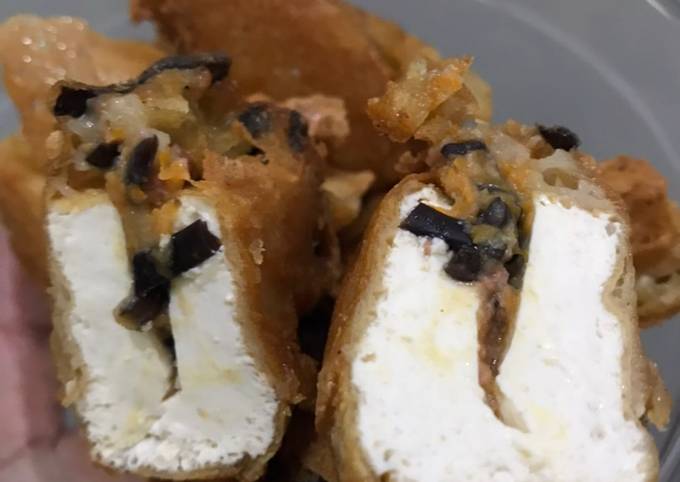 Ini dia! Cara mudah membuat Tahu isi ayam jamur dijamin sedap