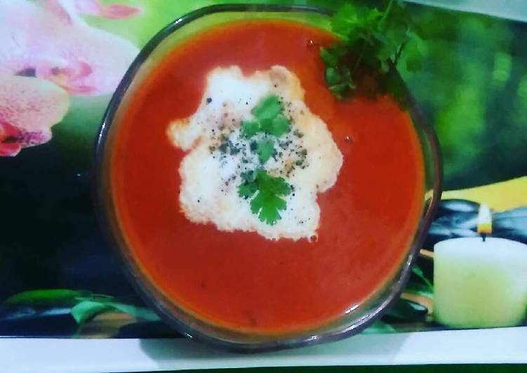 Recipe of Award-winning Hotel style tomato soup