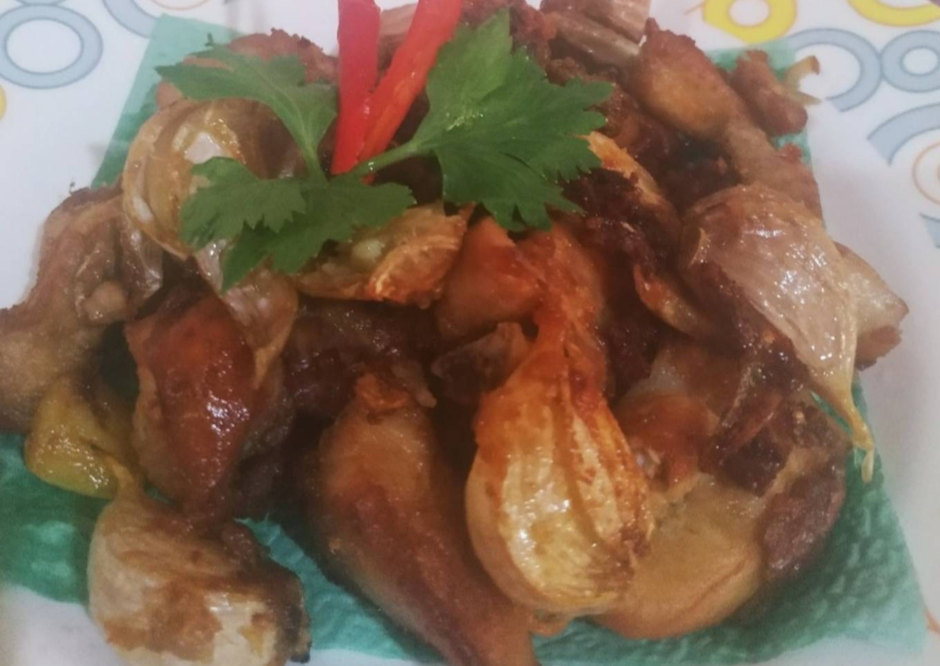 Ayam goreng bawang putih khas Batam