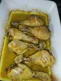 Fusi di pollo al curry nel forno