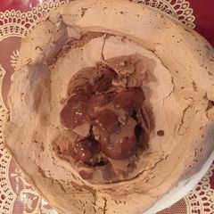 A picture of Chocolate Pavlova.