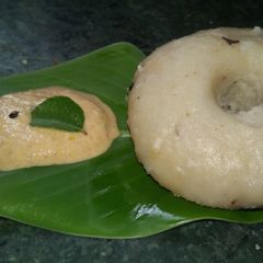 A picture of Pundi- Rice balls dumplings.