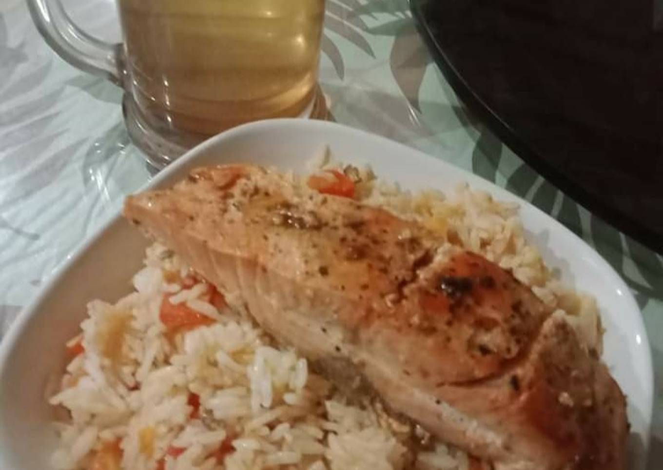 Tomato garlic fried rice