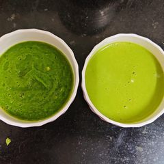 A picture of Green Chutney Two ways.