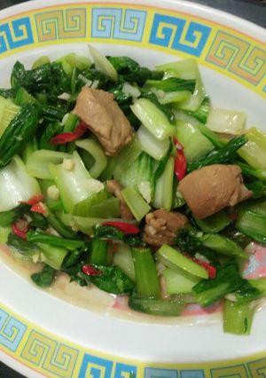 Foto resep PaCoy daging babi Simple
