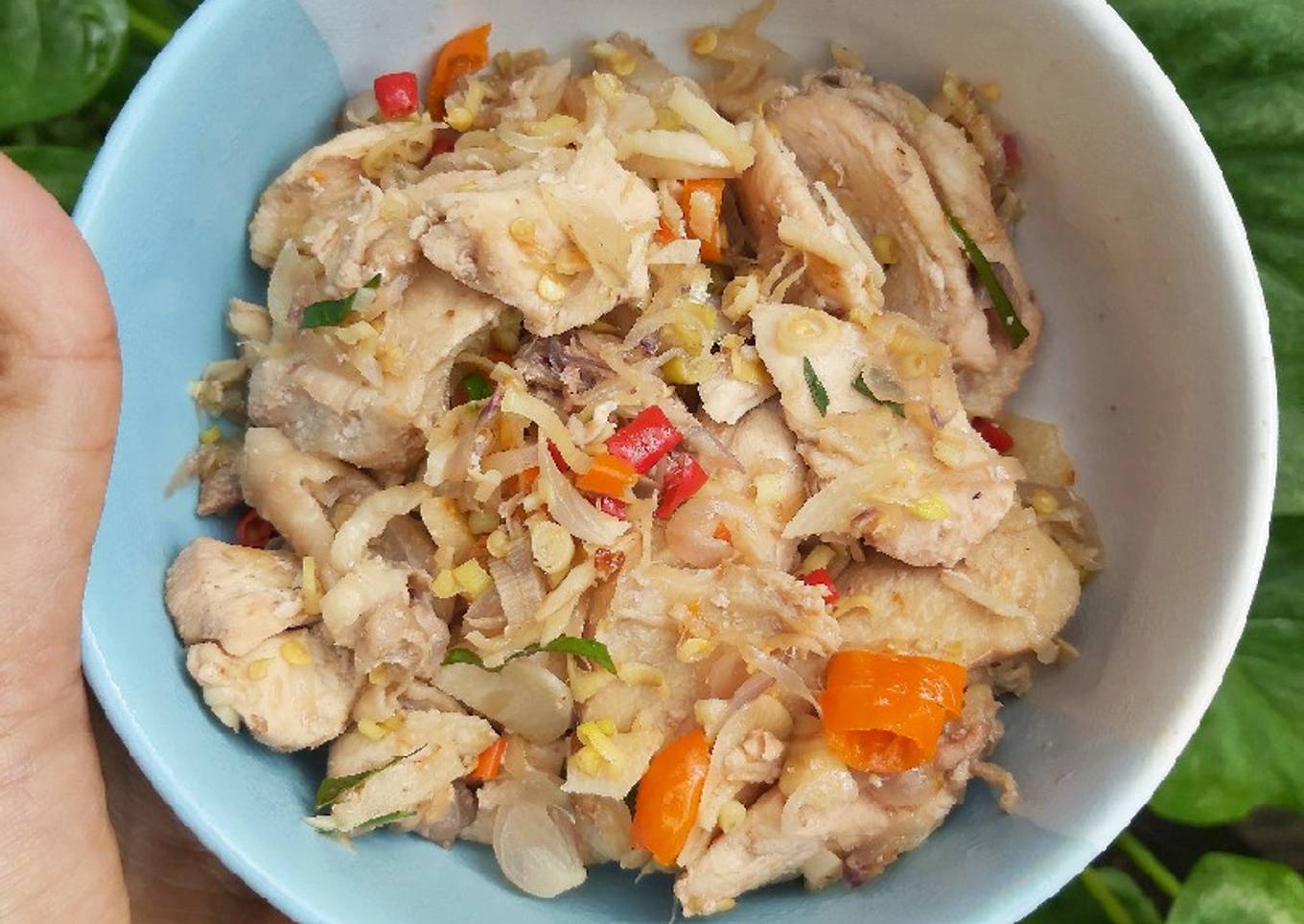 Sambal Matah ayam sehat tanpa lemak