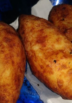 Una foto de Bomba de papa rellena de carne