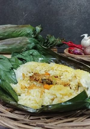Foto resep Nasi Bakar Ayam Suwir