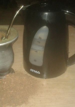 Una foto de Mate con cáscara de cacao