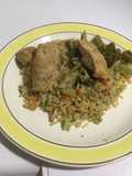 Arroz al vapor