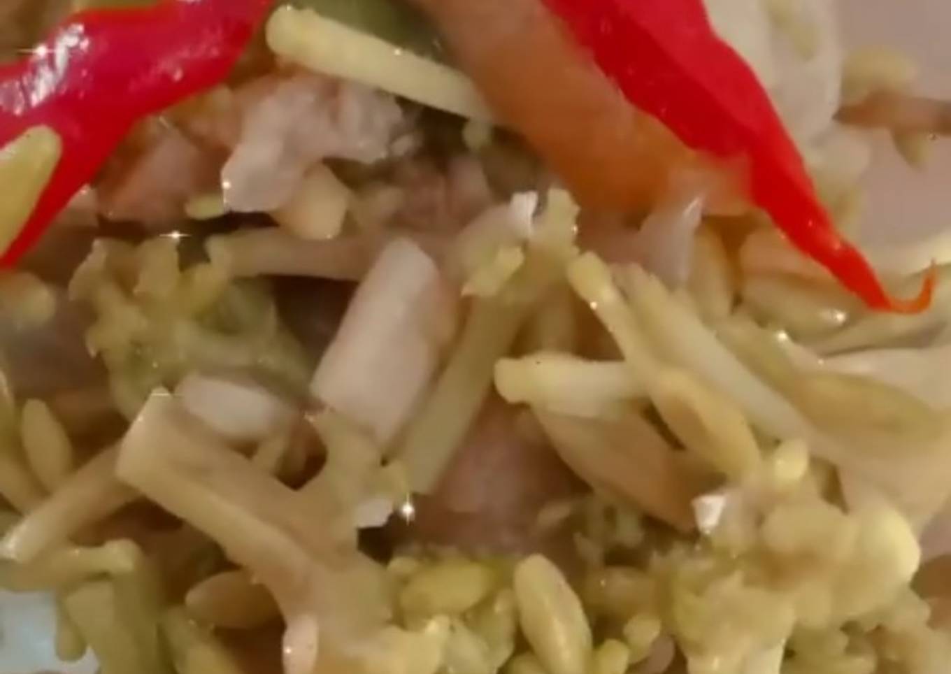 Pork Tumis Bunga Pepaya