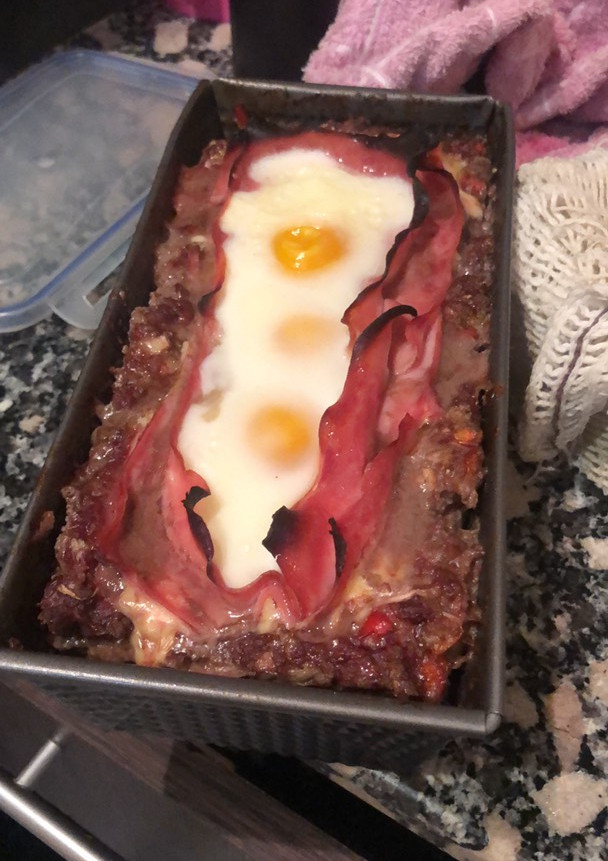 Una foto de Pan de carne relleno