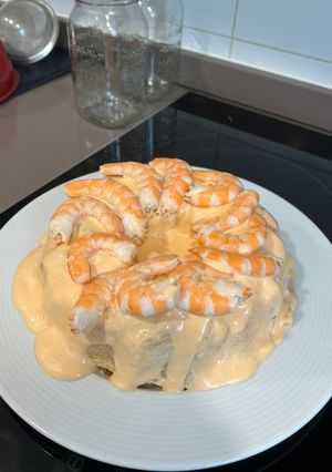 Una foto de Pastel de Gallineta en freidora de aire