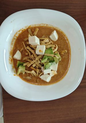 Una foto de Sopa azteca