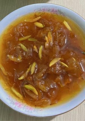 عکسی از دستور مربای پوست پسته