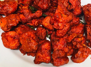 A picture of Chicken 65.