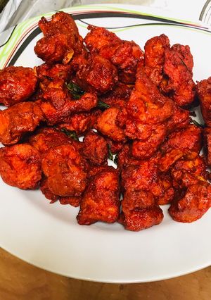A picture of Chicken 65.