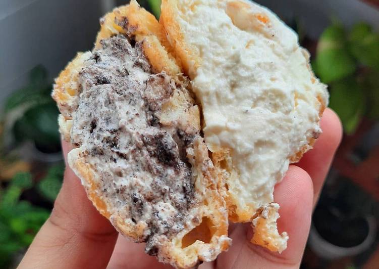 Sus isi krim vanilla dan oreo