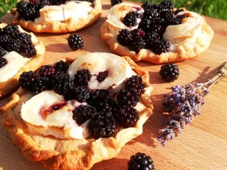Tartelettes chèvre et mûre
